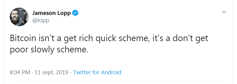 Debunking bitcoin myth get rich quick scheme. It's a don't get poor slowly scheme.